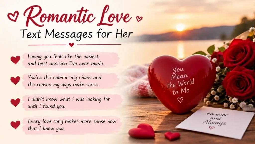 Romantic Love Text Messages for Her