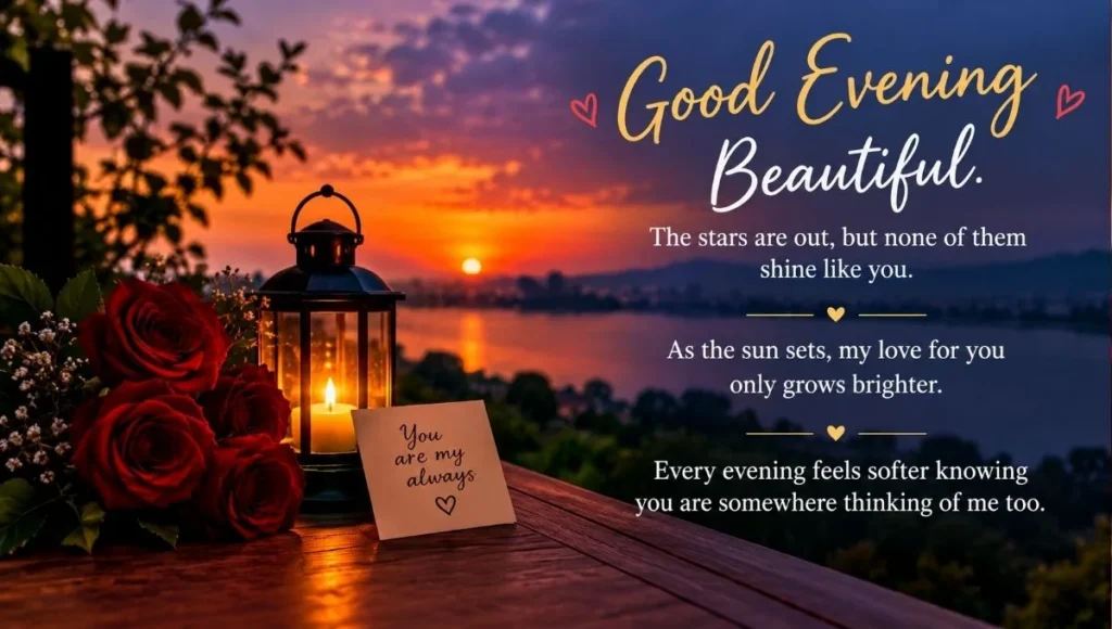 Romantic Good Evening Messages for Her