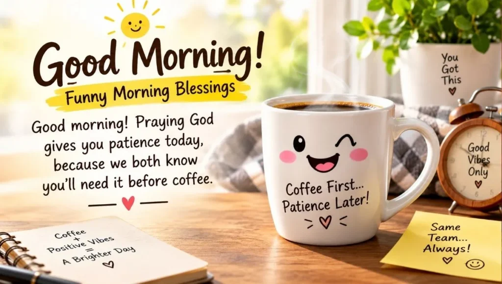Funny and Light Good Morning Prayer Messages