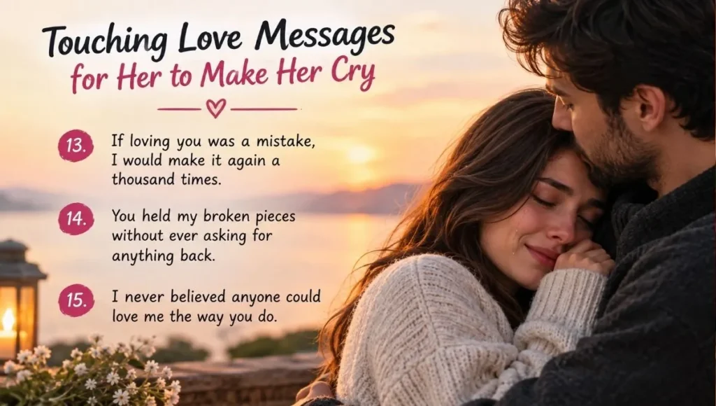 Touching Love Messages for Her to Make Her Cry