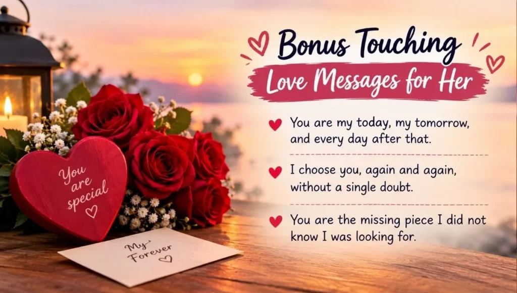Bonus Touching Love Messages for Her