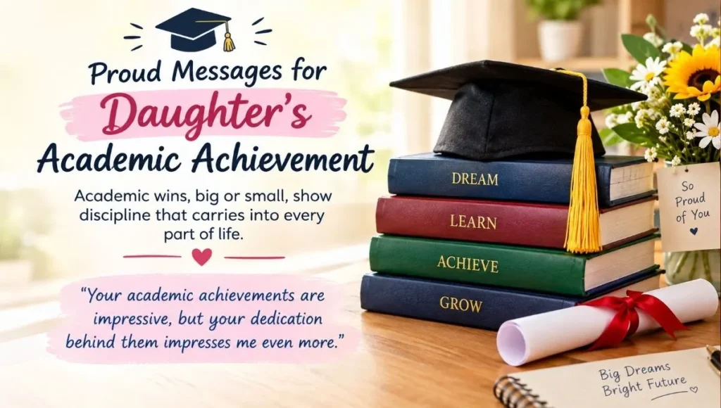 Proud Messages for Daughter's Academic Achievement