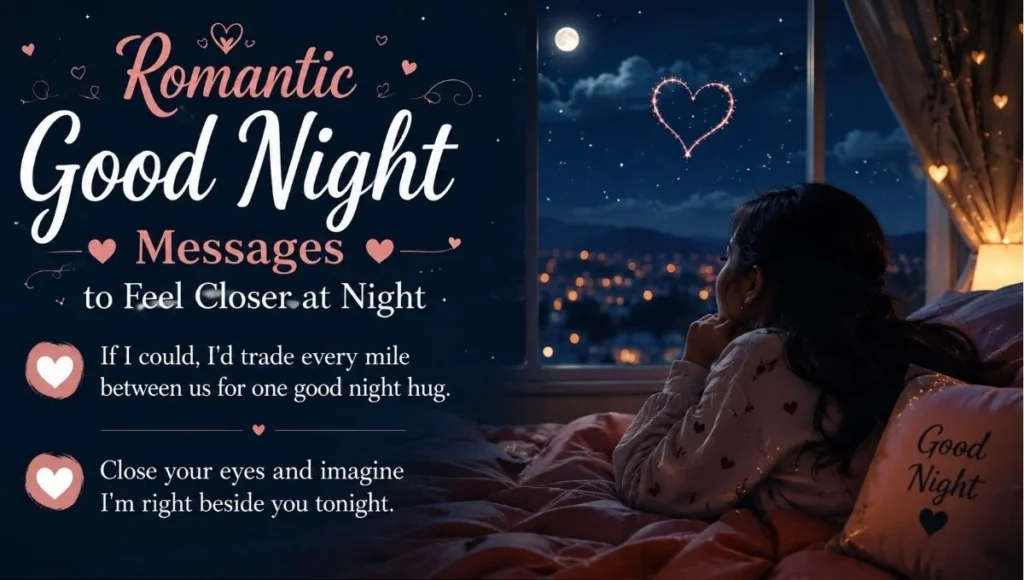 Romantic Good Night Messages to Feel Closer at Night