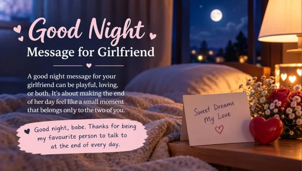 Good Night Message for Girlfriend
