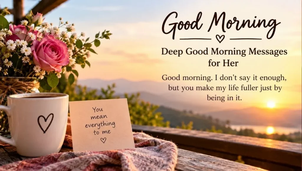 Deep Good Morning Messages for Her