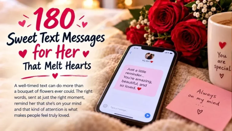 180 Sweet Text Messages for Her That Melt Hearts