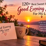 120+ Best Sweet & Romantic Good Evening Messages For My Love
