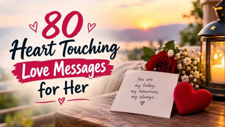80 Heart Touching Love Messages for Her