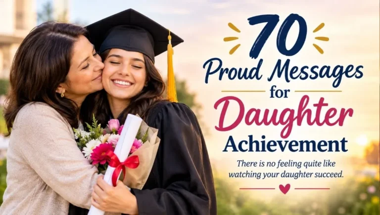 70 Proud Messages for Daughter Achievement