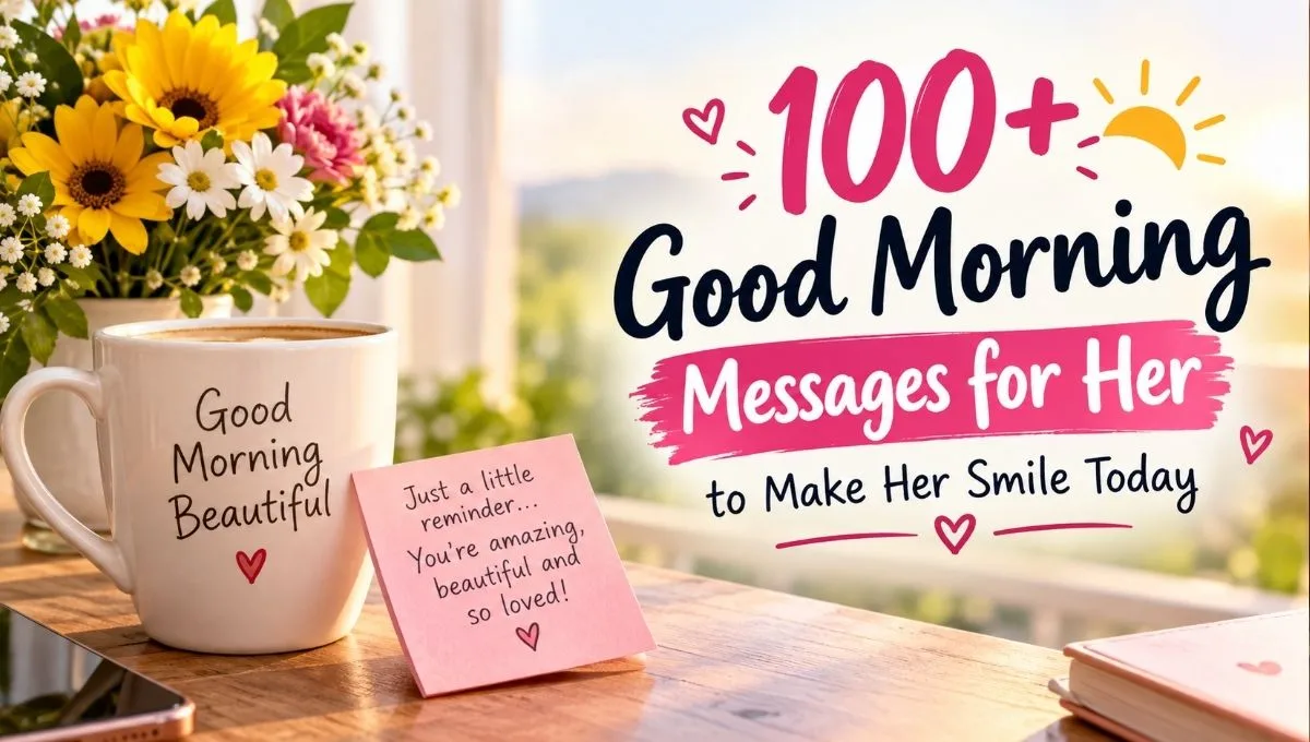 100+ Good Morning Messages for Her to Make Her Smile Today 