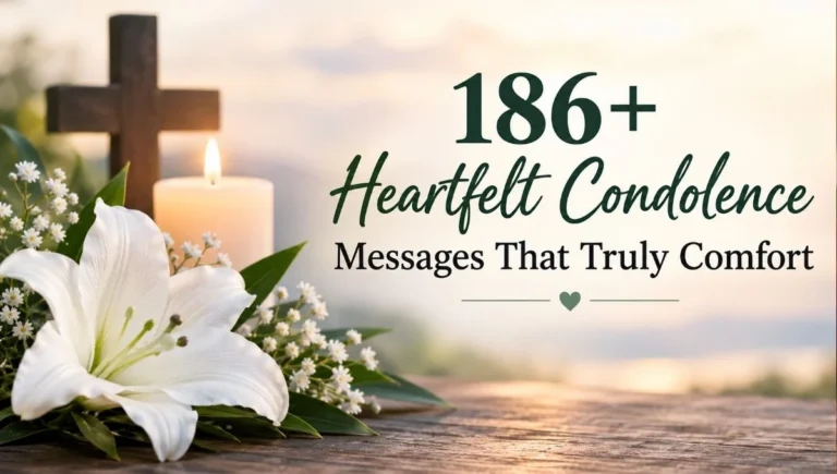 186+ Heartfelt Condolence Messages That Truly Comfort