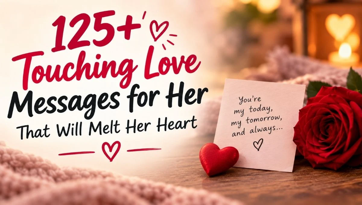 125+ Touching Love Messages for Her That Will Melt Her Heart